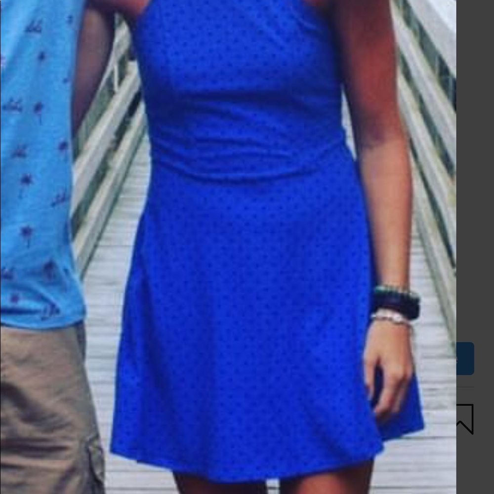 Blue dress